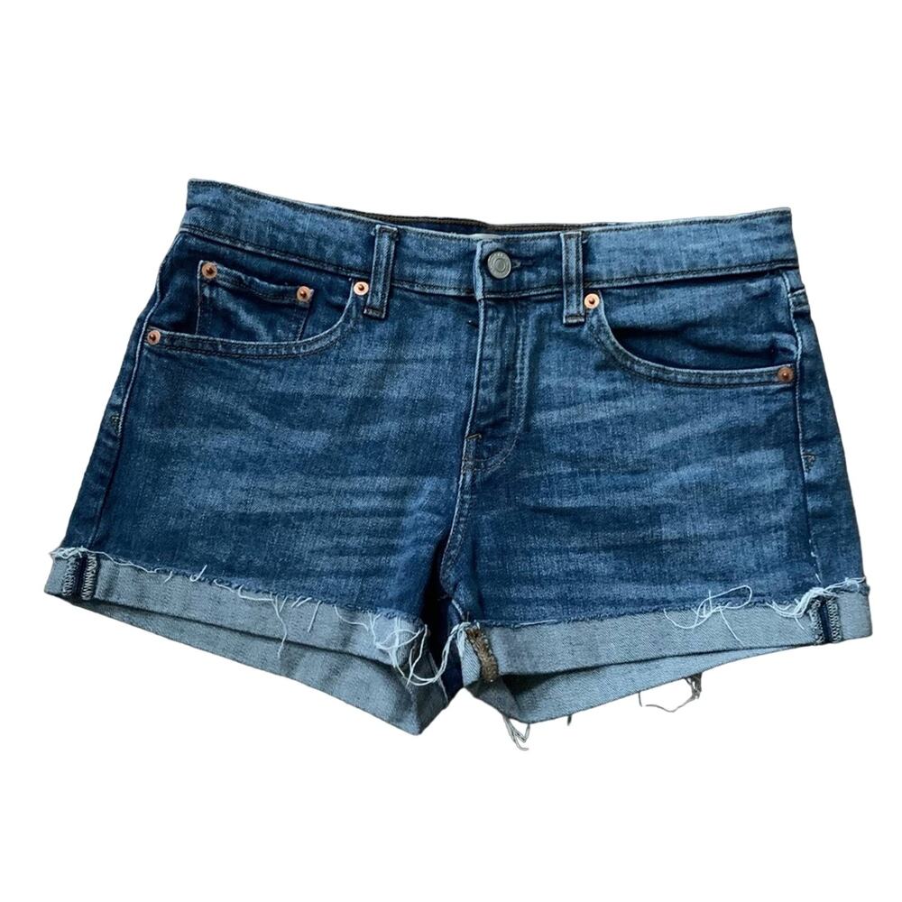GAP 3 inch denim shorts, size 26